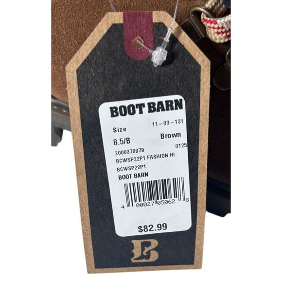 Boot‎ Barn Cleo + Wolf Hiker Boots Women's Size 8.5 Brown Extra Laces New - Picture 7 of 10